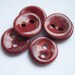 Dark Cherry Ceramic buttons