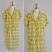 s a l e... vintage 60s plaid dress / 1960s 60s cotton plaid scooter dress / Schools Out