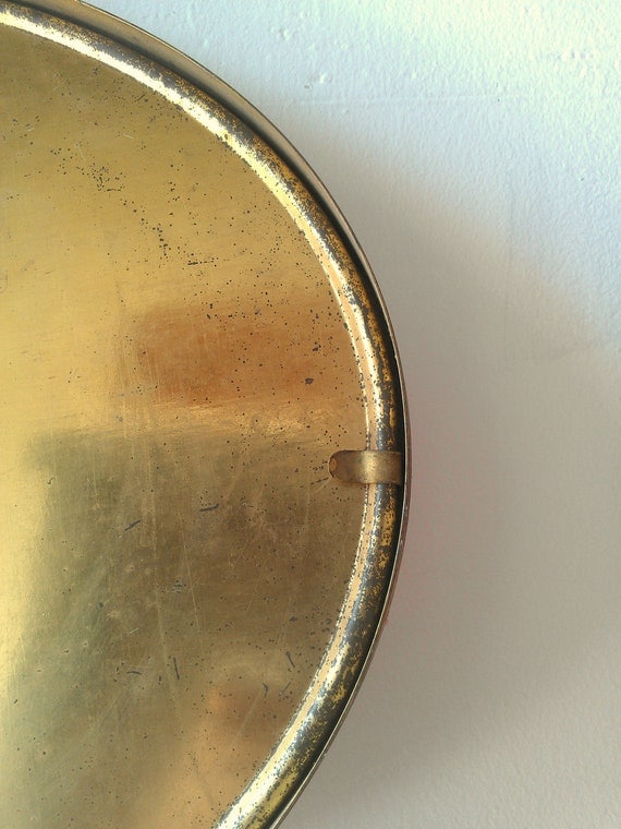 Large Antique Oval Frame with Convex Glass 20 by 14 inches