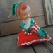 Knee Hugger Vintage Pixie Elf Christmas Holiday Decoration