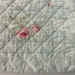 Shabby Chic Cotton PILLOW SHAM - quilted, roses, floral