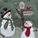 REDUCED Ugly Christmas Sweater with Whimsical Snowmen