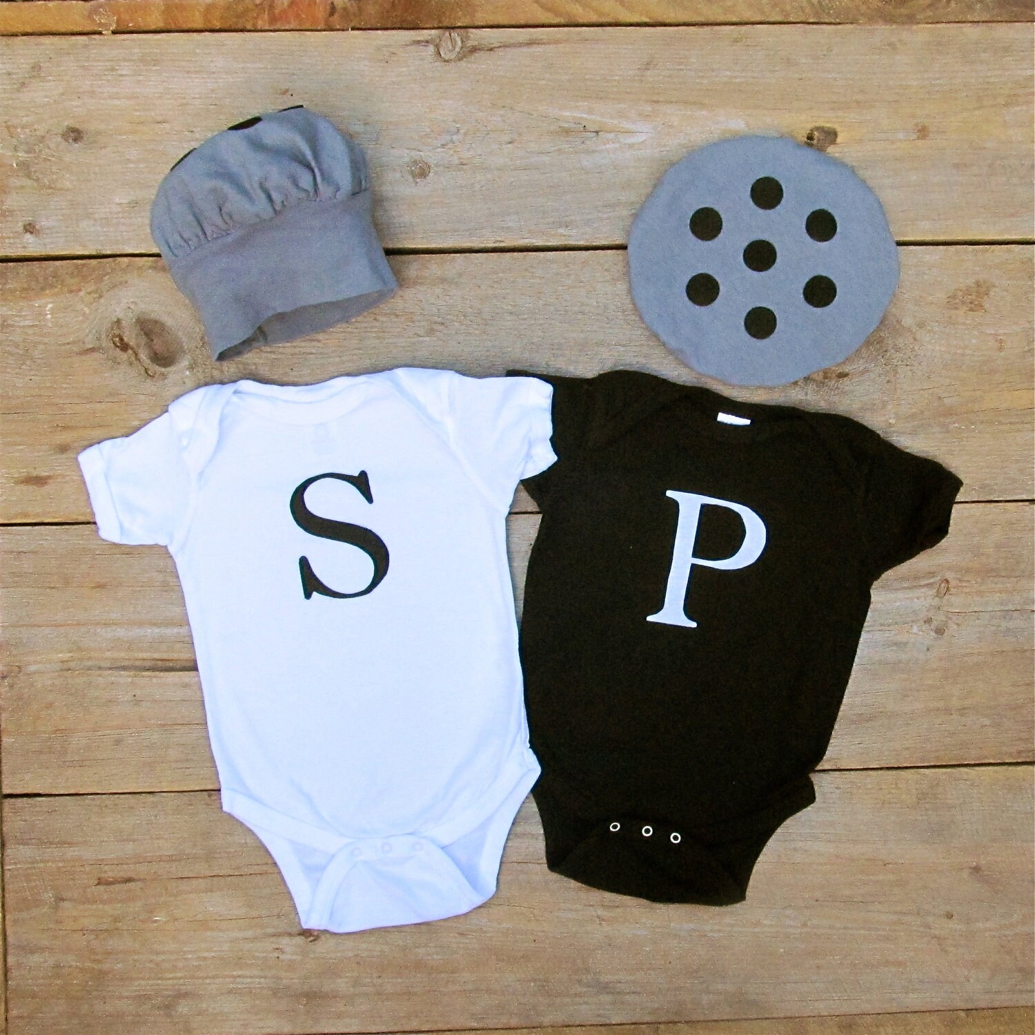 Twin Kid Costume Salt and Pepper Shakers by TheWishingElephant