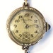 Rarest Swiss antique gold covered wrist watch Rob Moser Cie ladies gold watch