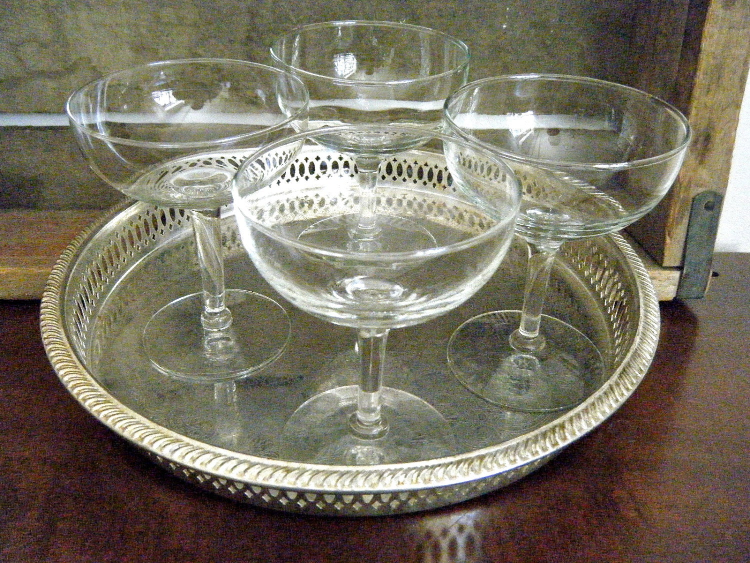 Set of 6 Classic Champagne Coupe Glasses Classic and