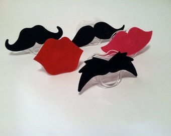 Mustache Pacifier OR Lip Pacifier perfect Baby Shower Gift