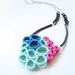 Voronoy necklace - Ocean