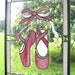 Stained Glass & Wire Panel - Ballerina Slippers