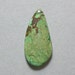 TURQUOISE freeform cabochon 17X37mm designer cab
