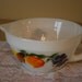 Vintage/Antique FireKing Painted Milk Glass Batter Bowl
