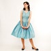 Clearance - sale - Vintage 1950s Party Dress - 50s Bridesmaid Dress - Sky Blue