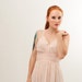 Vintage 1960s Nightgown - 60s Negligee - Perfect Pink