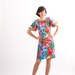 Vintage 1960s Hawaiian Dress - 60s Floral Dress - Tropical Floral Print