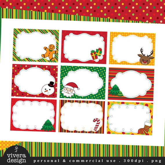 christmas label clipart - photo #34