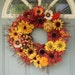 Fall Wreath - Wreath for Fall - Fall Door Decor - Seasonal Fall Wreath