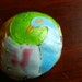 DESTASH, CLOISENNE, PENDANT,Bird, Swan, Green, Blue, Red, gold, 20mm, Large Round
