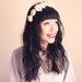 romantic pastel rose headband // ivory - dainty, floral headpiece, nature inspired, vintage inspired, rustic rose, love.