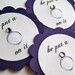Wedding, Engagement, Bridal Shower, Bachelorette Party - He Put A Ring On It Cupcake Toppers