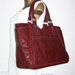 RESERVED LISTING for LUVBAGS2425- Burgundy Leather Tote - Handbag - Bag Julia