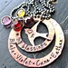 Hand Stamped Necklace - Personalized Necklace - Mother Bird Necklace - HALF OFF annual SALE