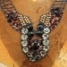 Cute embroidered and beaded applique