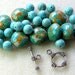 DIY Turquoise Pewter Bracelet Beads Kit