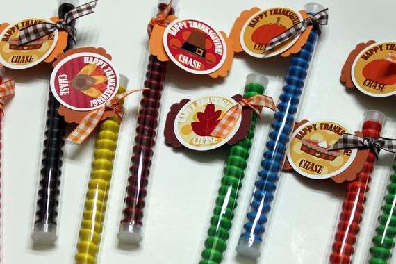Items Similar To Thanksgiving Favors 25 Treat Stacks For Coworkers 