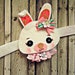 Felt Headband- Bunny Headband with vintage millinery flowers, woodland