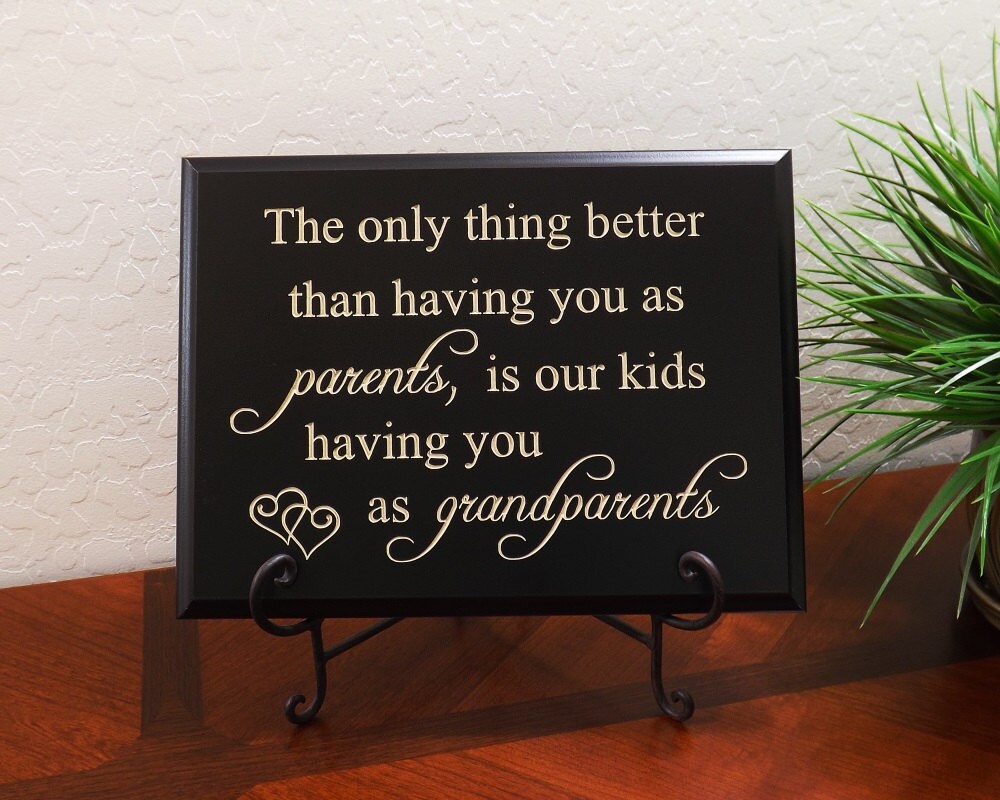 Decorative Carved Wood Sign with Quote The only thing