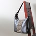 Shoulder Bag in Brown Faux Leather Bag with Animal Print