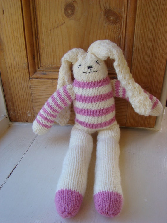 Long legged bunny rabbit by Rubybuttonstore on Etsy