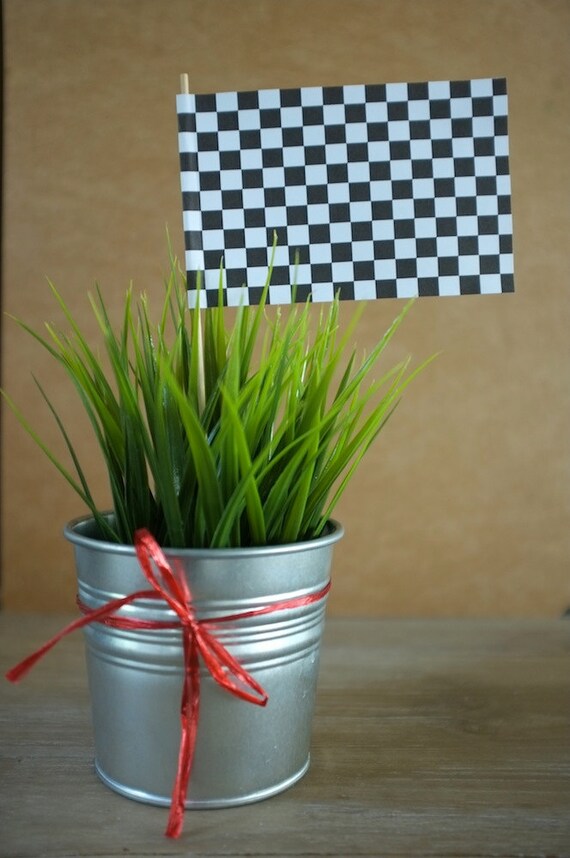 Items similar to Racing Car Printable Checkered Flag Patterned Paper on ...