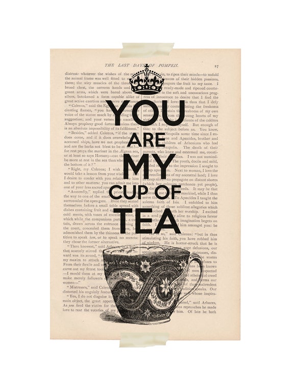 love quote dictionary art print You Are My by ExLibrisJournals