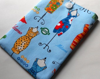 Kindle cover/Kindle sleeve/Nook sleeve/e-reader cover - Dresses