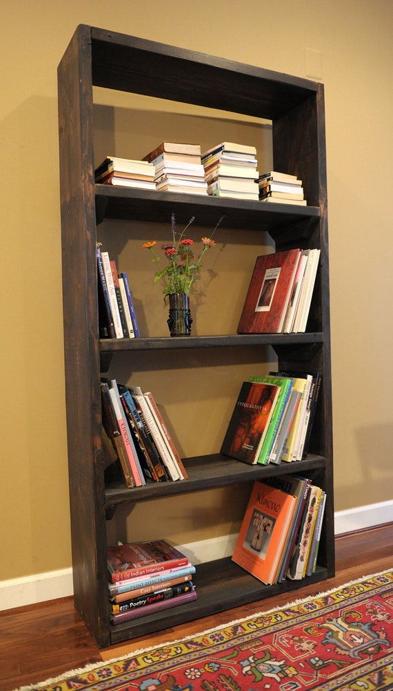 Items similar to 36" bookshelf / rustic bookcase on Etsy