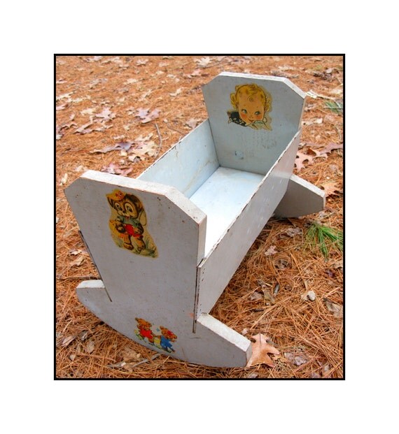 Vintage Baby Doll Cradle