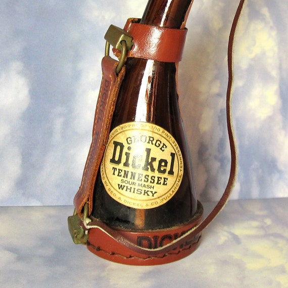 Tennessee Whiskey Bottle Dickel Leather Flask