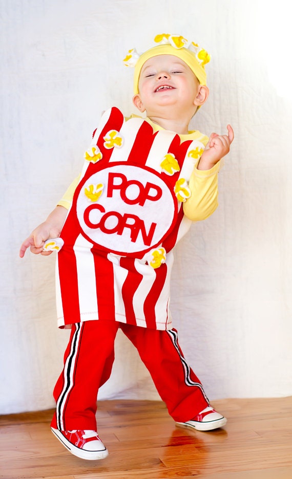 Halloween Costume Bag of Popcorn Size Small