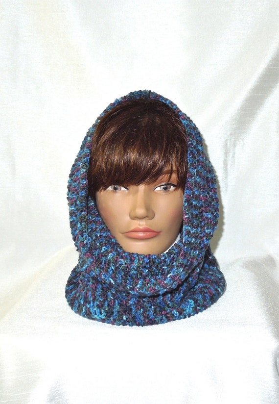 scarf Neck Merino, warmer, hooded Hooded Women, Infinity Scarf, Men,    cowl neck Cowl, Crochet