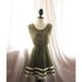 Frolic Sage Forest Green Marie Antoinette Alice in Wonderland Autumn Jane Austen Flare Angel Misty Nostalgia Tea Party Dress / Long Tunic