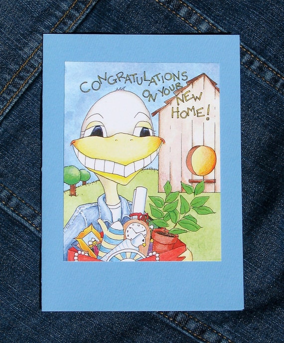 CONGRATULATIONS on your NEW HOME greeting card