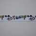7/8" Disney Font Mickey, Goofy, Donald, Pluto, Tigger, Winnie the Pooh Grosgrain Ribbon by the Yard
