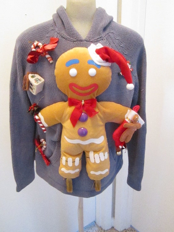 Items Similar To Shrek Gingy Ugly Christmas Sweater Size Medium To