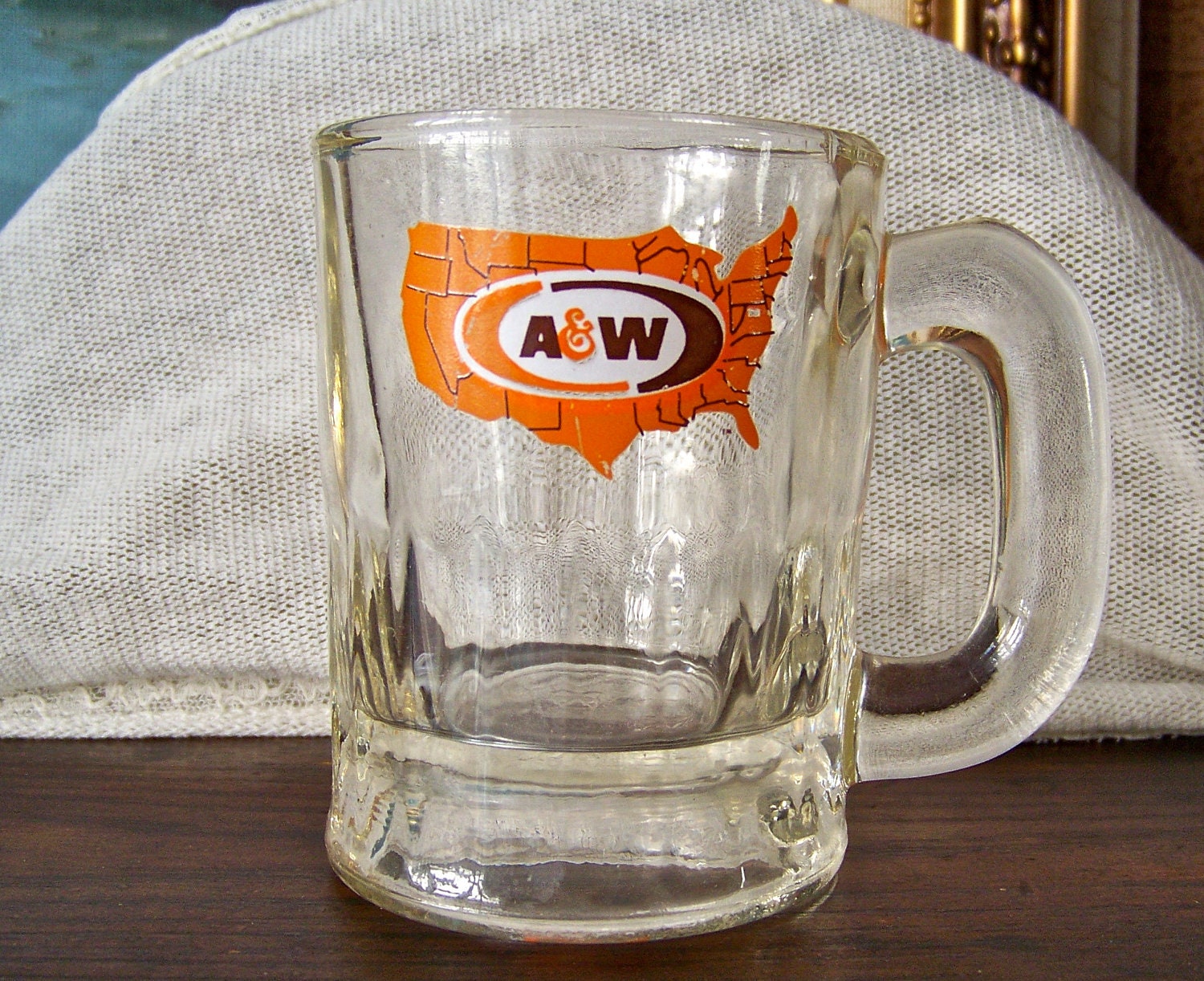 Vintage A & W Baby Mug Root Beer Mug Childs Mug by CynthiasAttic