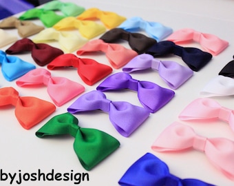 One Dollar Hair bows, 1.00 Dollar bows set of 10 - ,basic hair bows - , toddler , girls hairbows ,baby Hair Bows / - You can choose colors