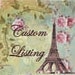 Custom Listing for Sherry Gift Tags Altered with Pearls ECS ATC