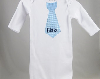 infant tie gown