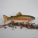 McCloud River Redband Trout made of Blue Ponderosa Pine