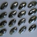 Big Sale -20% Off items-Use Coupon Code-SuperSavings-OOh Shiny- Set of 16 Silver Shiny Valve Handles-Wonderful Assortment