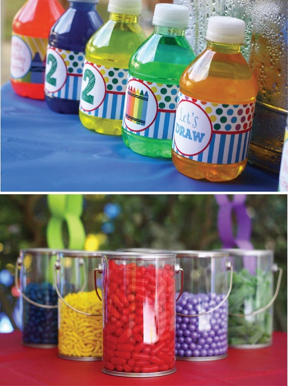 DIY, Art Birthday PARTY PACK Il_570xn